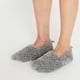 thumbnail image 3 of Pantufla de Mujer Zapatilla Chenille Gris Claro, 3 of 3