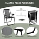 thumbnail image 3 of Juego de Comedor y Terraza de 6 Personas Negro, 3 of 7