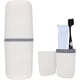 thumbnail image 1 of Estuche de viaje para cepillos de dientes, caja para guardar pasta de dientes, vaso, estuche de viaje para cepillos de dientes, ideal para viajes y uso diario, hogar, camping, útiles escolares., 1 of 6