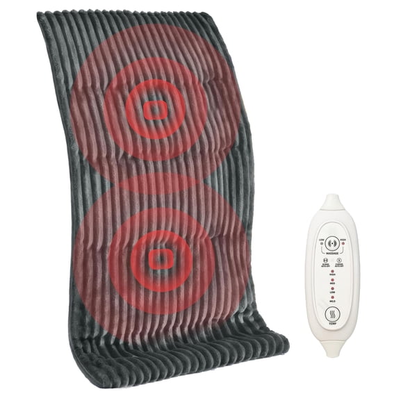 Almohadilla Térmica con Peso WATO FT 30 × 61 cm, Masaje y 4 Niveles de Calor
