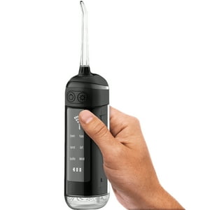 Emetres - Irrigador Dental Limpieza Bucal Irrigador Oral Portatil Negro