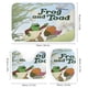 thumbnail image 3 of Rana y sapo-theme 4-Piece Shower Curtain Set with Rugs, Waterproof Bathroom Decor Set Includes Bath Mat, U-Shaped Rug, Toilet Lid Cover and Curtain with Hooks, 3 of 6