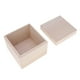 thumbnail image 2 of Caja de almacenamiento de joyas Caja de anillos de madera con tapa, 2 of 3