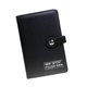 thumbnail image 5 of PU Cuero Noteber Binder Binder Recargable Presupuestos De Hojas Sueltas Binder Para Trabajo Viaje Negro, 5 of 5