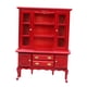 thumbnail image 4 of Gabinete De Casa De Muñecas Modelo 1:12 Gabinete De Madera Para Decoración De Dormitorio Sala De Estar Rojo, 4 of 5
