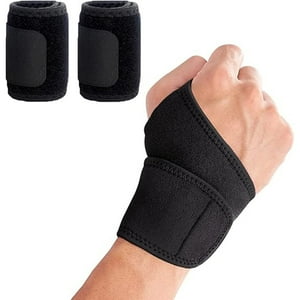 Veat00L - 2Pcs Muñequera, Muñequera Para El Pulgar, Muñequera, Alivio Para La Muñeca, Alivio Para El Dolor, Alivio Para La Artritis, Adecuada Para Hombres Y Mujeres, Yoga Fitness Levantamiento De Plancha