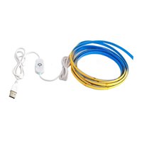 Magideal - Tira De Luces Led Cob, Cálido, 3500K, Resistente Al Desgaste, Iluminación Decorativa Diy, Decoración Del Hogar Para Cafetería, Bar, Dormitorio, 200Cm