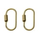 thumbnail image 1 of 2/6 Piezas De Latón Con Cierre De Tornillo Llavero Anillos Creativos Anillos Colgantes Artesanales 2 Piezas, 1 of 5