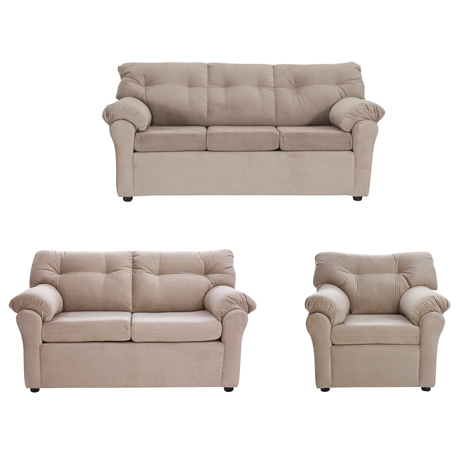 Muebles América - Living América 321 Tela Beige