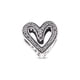 thumbnail image 1 of Charm Pandora Sparkling Freehand Heart, 1 of 2