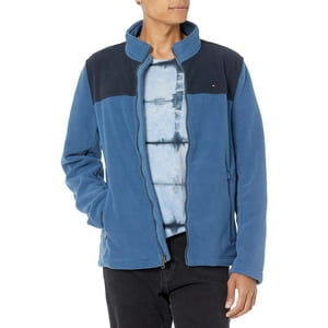 Chaqueta Tommy Hilfiger Classic Con Cremallera Frontal, Forro Polar, Azul Marino