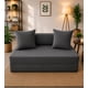 thumbnail image 1 of Sofa Cama Espuma Grey Premium 190X130X18 Twin, 1 of 2