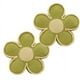 thumbnail image 3 of Set De 2 Cojines Diseño Flor Color Verde, 3 of 3