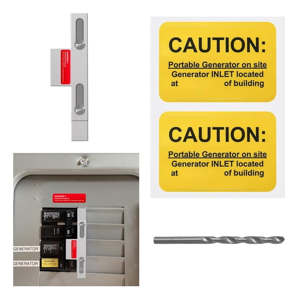 Kit de enclavamiento para generador QYZZRS compatible con Eaton Cutler Hammer de 100 A