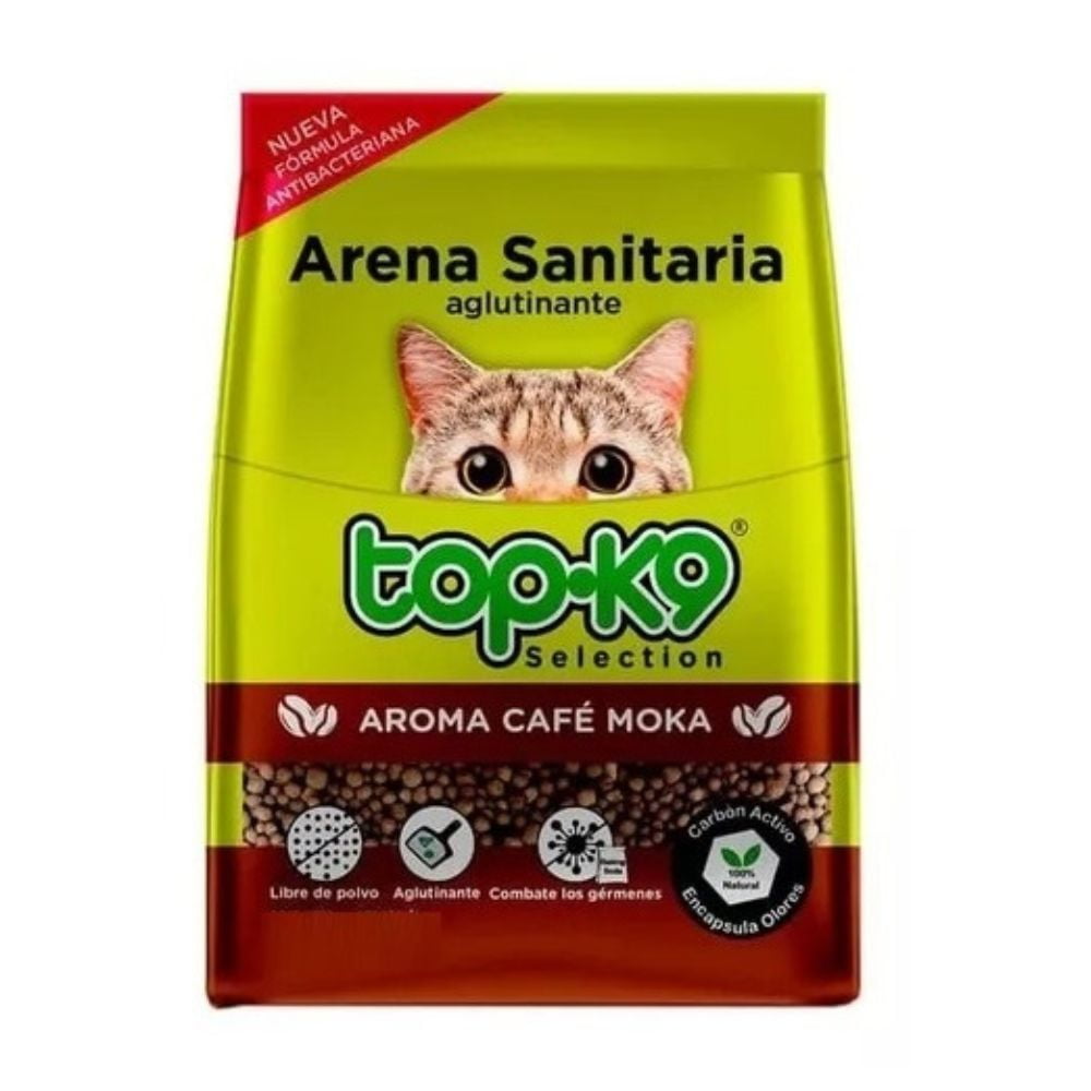 Arena Aglutinante Topk9 10 Kg Cafe Moka