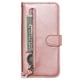 thumbnail image 4 of Funda con Cremallera para Samsung Galaxy S20 Ultra, Carcasa Cartera de Cuero PU con Soporte y Tarjetero, 4 of 6