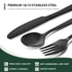 thumbnail image 3 of Juego de vajilla de acero inoxidable de 48 piezas, cuchillo para carne estilo occidental para 8 personas, tenedor, cuchara en caja de regalo, 3 of 5
