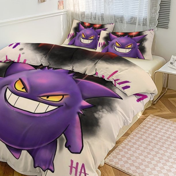 Ge_ngar Print Bedding Set Pattern Duvet Cove Set 3 Pieces 1 Quilt Cover And 2 Pillowcases for Women Men Teens