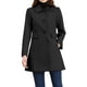 thumbnail image 2 of INSPIRE CHIC Abrigos de Invierno para Mujer Clásico Vintage de Longitud Media con Cuello Peter Pan y Abrigo de Botonadura Simple S Negro, 2 of 7