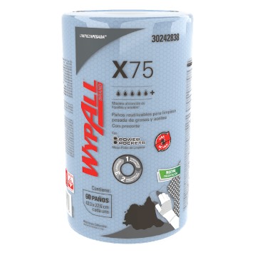 Paño Wypall X-75 Jumbo X 80 Paños