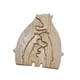 thumbnail image 3 of Rompecabezas De Arte De Madera Para Familias De Osos, Rompecabezas Para Calentar La Casa, Adorno De Escritorio Bonito DIY, 3 of 5