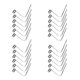thumbnail image 1 of 8mm Kayak Paddle Tent Pole Spring Clips De Botón A Presión 24 Piezas, 1 of 6