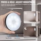 thumbnail image 2 of Luz nocturna DWEPTU con sensor de movimiento, recargable por USB-C, paquete de 2, 2 of 7