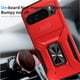 thumbnail image 4 of Funda Armada para Google Pixel 9 Pro XL con Tapa Deslizante y Soporte Magnético Giratorio Rojo, 4 of 5