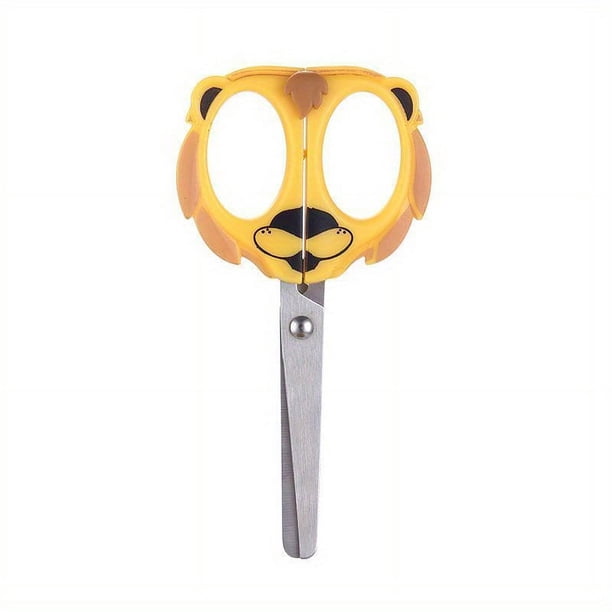 1pc TANSUNG 5" Craft Scissors For Kids, Multipurpose Office Scissors In Crocodile, Dolphin, And Crab Designs, For Sewing, Crafting, DIY Projects, Cutting Paper Or Plastic