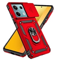 Estuche Gangxun Para Xiaomi Redmi Note 13 5G, Soporte Giratorio 360°, Estilo Mecánico Y Magnético