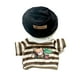 thumbnail image 3 of Ropa De Pato De Peluche De 15 Cm, Ropa De Animales De Peluche De Pato, Conjunto De Muñeca Suave Y Bonita, Color Negro, 3 of 3