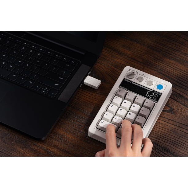 Teclado numérico mecánico 8BitDo Retro 18 Bluetooth/2.4G/Cableado