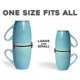 thumbnail image 4 of Organizador de tazas y almacenamiento ELYPRO, estante negro, 4 of 9