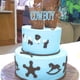 thumbnail image 5 of Papel con purpurina azul para decoración de tartas, estilo vaquero, baby shower, 5 of 6