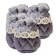 thumbnail image 3 of 4 piezas antideslizante silla pierna protectores de piso gorras calcetines de tela gris, 3 of 3