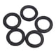 thumbnail image 3 of 5 Piezas Anillos de Goma para Barra de Pesas con Arandela de Sellado Clip de Collar Tuerca para Entrenamiento de Gimnasio Apto para Ejercicio Levantam, 3 of 5
