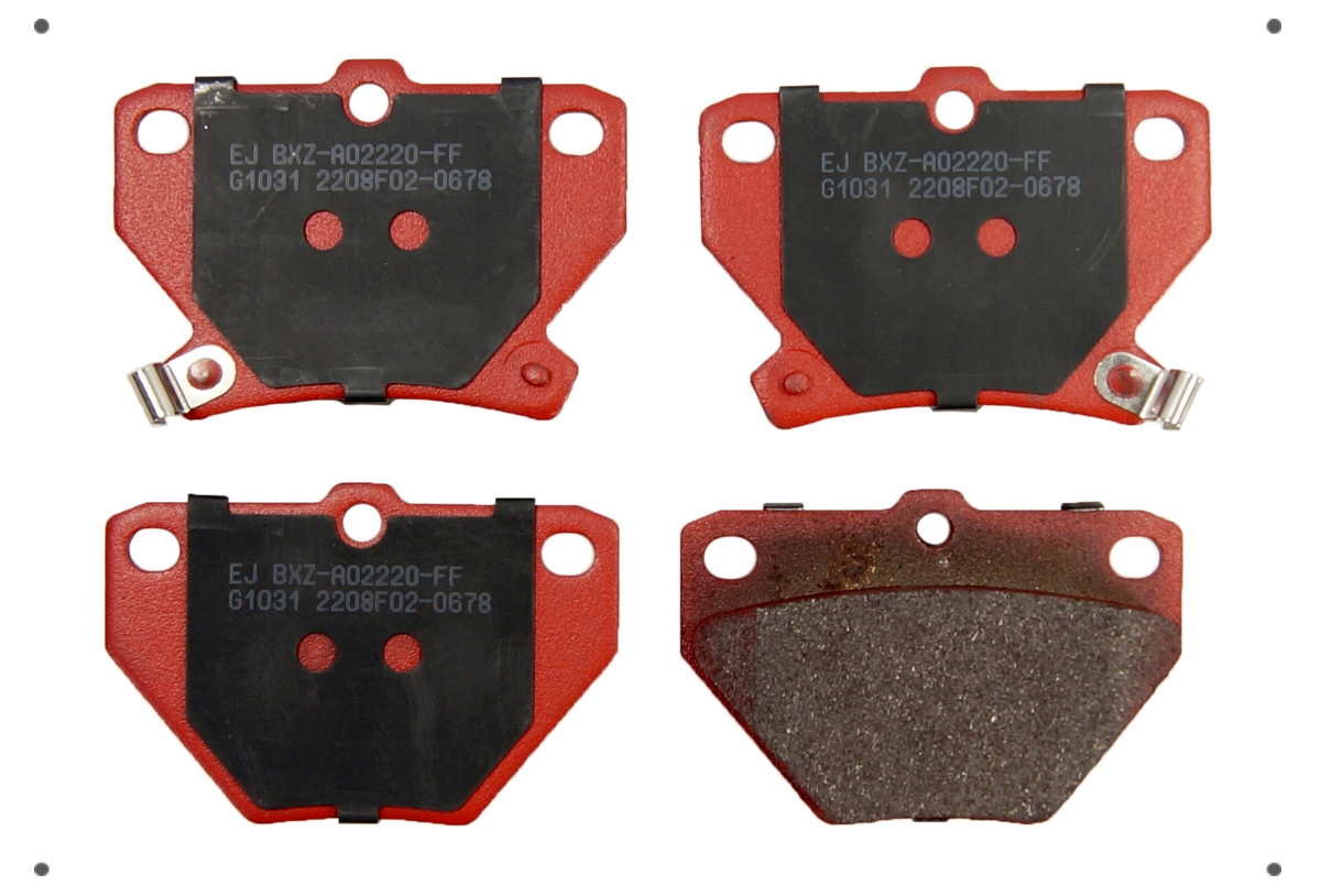 Ital Brakes Pm - Set Pastillas Frenos Ital Brakes Traseras Para Toyota Prius 2006 2010