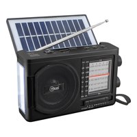 Radio Retro Portátil Solar Sunshine-Light Negro Mlab 09460