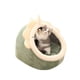thumbnail image 1 of Casa Cama Suave para Gatos con Juguete Colgante Verde, 1 of 6