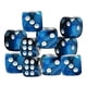 thumbnail image 5 of Paquete De 10 Dados De Seis Caras, Juguetes De Fiesta Opacos Para DND RPG, Ense?anza De Matemáticas, Negro, 5 of 5