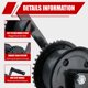 thumbnail image 3 of Cabrestante manual TYT 1200 lb 8 m correa negra con manivela y gancho, 3 of 8