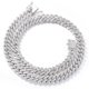 thumbnail image 1 of Ancho 12MM Iced Out Miami Cuban Link Chain para Hombre, Collar de Cadena para Hombre Brillante de 16-24 Pulgadas, Sólido Grueso Grande Hip Hop Cuban Link Chains, Caja de Regalo Incluida, 1 of 8