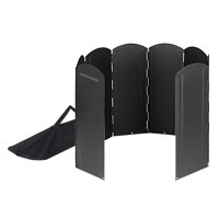 Ioensy - Campamento Estufa Parabrisas Parabrisas Plegable Cocina Al Aire Libre Senderismo Mochilero 50Cm