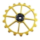 thumbnail image 1 of Bicicleta Desviador Trasero Polea MTB Rodamiento De Cerámica Rueda Jockey Dorada, 1 of 5