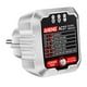 thumbnail image 3 of Probador De Toma De Corriente Enchufe De Pared Eléctrico Buscador De Interruptores Detector De Fase De Verificación De Fase Blanco, 3 of 5