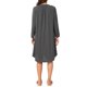 thumbnail image 3 of INSPIRE CHIC Camisones de Mujer de Manga Larga Camisón Vestido de Noche Escote en V Vestido de Noche 2026 Otoño Invierno Vestido de Dormir Suave XL Gris, 3 of 6