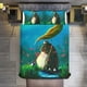 thumbnail image 2 of Juego de edredón Totoro de 3 piezas, funda nórdica, ropa de cama suave para todas las estaciones., 2 of 3