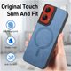 thumbnail image 2 of Magnetic Slim Case for Motorola Moto G Stylus 5G 2024 with Camera Guard & Anti-Scratch Back Blue, 2 of 6