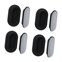 Magideal - Soporte De Pared Para Control Remoto De Televisión, 4 Habitaciones, Fácil De Instalar, Soporte Para Control Remoto De Tv Autoadhesivo Robusto Para La Negro