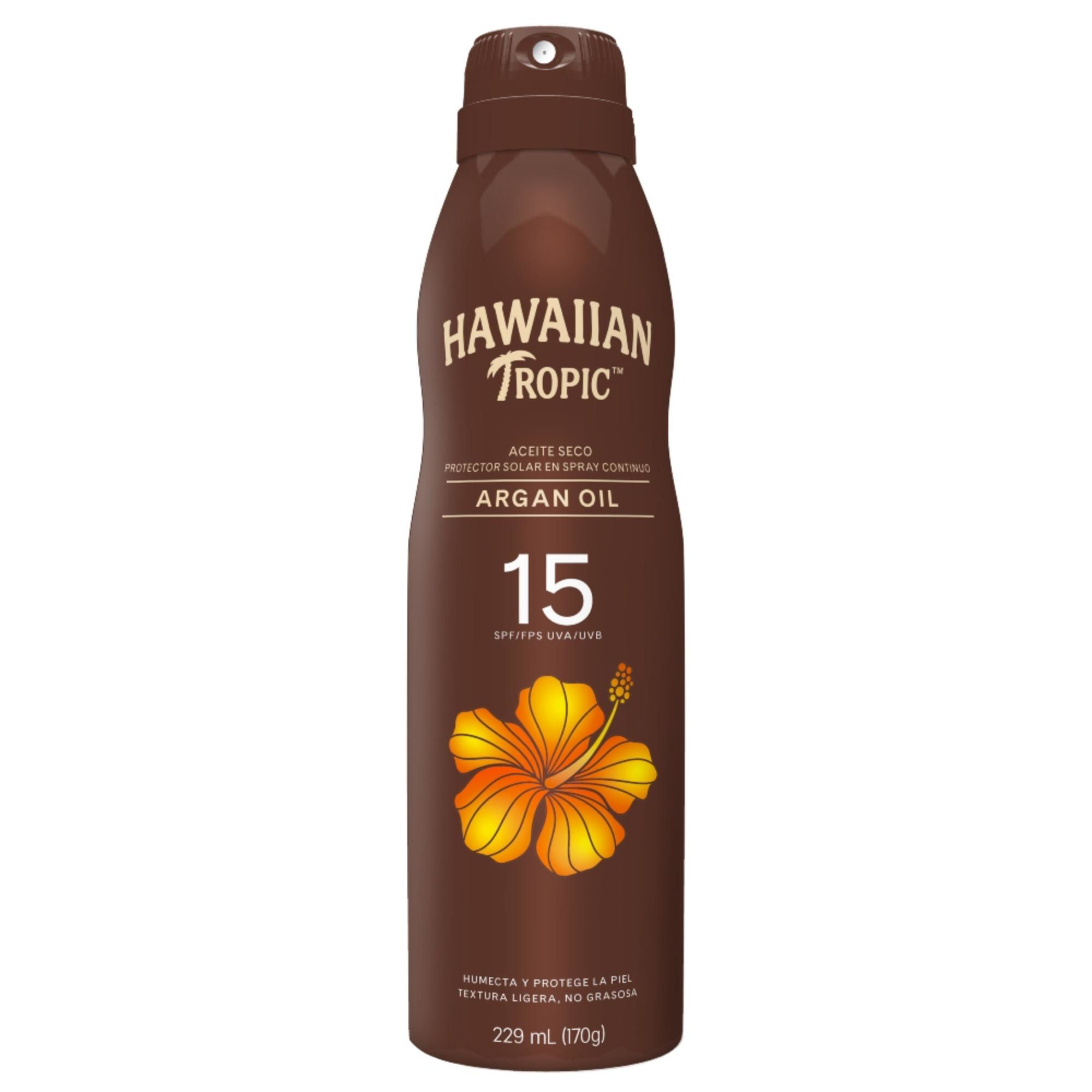 Protector Solar Aceite Seco Spf15 170 g Hawaiian Tropic